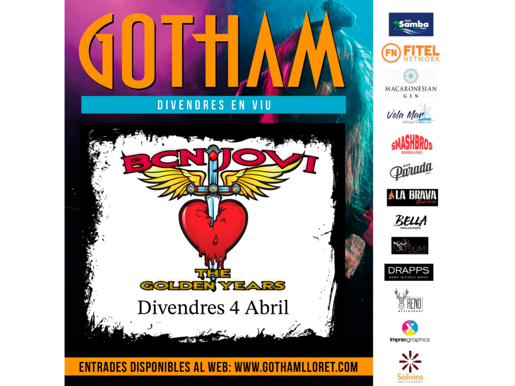 Concierto BCN JOVI - Sala Gotham Lloret de Mar
